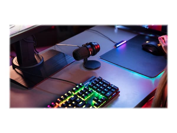 HyperX SoloCast, innebygd mikrofon, -6 dB, 20 - 20000 Hz, 16 bit, 48 kHz, kondensator