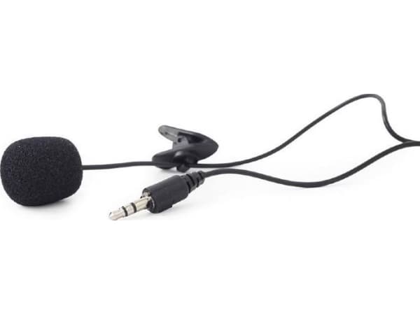 Gembird MIC-C-01, Mikrofon till PC, -42 dB, 20 - 16000 hz, 2,2 O, Kabel, 3,5 mm (1/8 tum)