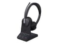 Miniatyrbilde 1 av 5: Yealink WH64 Dual - Hodesett - on-ear - DECT / Bluetooth - trådløs - Optimert for UC
