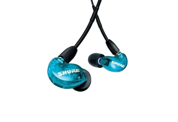 Shure AONIC 215 - In-ear-hovedtelefoner med enkelt transducer og 3,5 mm kabel (blå)