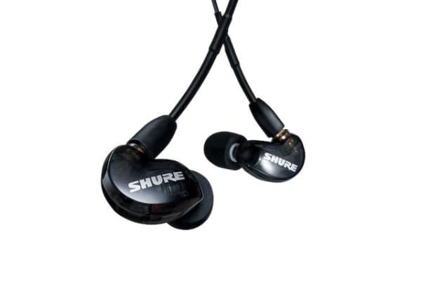 Shure AONIC 215 - In-ear-kuulokkeet, joissa on yksi kaikuanturi ja 3,5 mm:n kaapeli (musta)