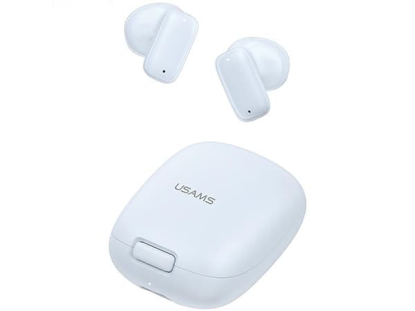 USAMS hodetelefoner Bluetooth 5.3 TWS ID-serien trådløs blå/blå BHUID03 (ID25)