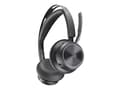 Miniatyrbild 5 av 5: Poly Voyager Focus 2 - Headset - på örat - Bluetooth - trådlös - aktiv brusradering - USB-C via Bluetooth-adapter - svart - Certifierad för Microsoft