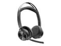 Miniatyrbild 1 av 5: Poly Voyager Focus 2 - Headset - på örat - Bluetooth - trådlös - aktiv brusradering - USB-C via Bluetooth-adapter - svart - Certifierad för Microsoft