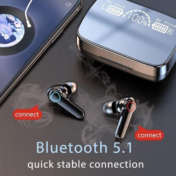 In-ear hörlurar alla Samsung Android Iphone trådlösa hörlurar