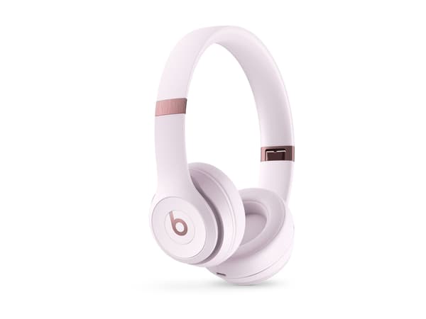 Beats Solo 4 - Kuulokkeet mikrofonilla - on-ear - Bluetooth - langaton - 3,5 mm:n liitin, USB-C - melua eristävä - vaaleanpunainen pilvi