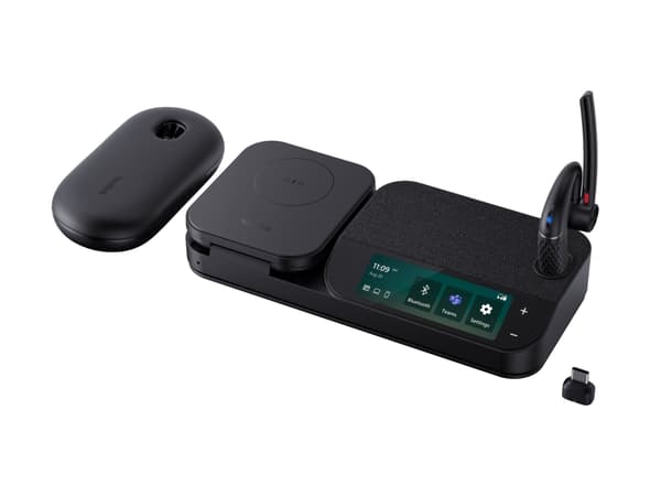 Yealink BH71-WORKSTATION-PRO, Trådløs, 100 - 20000 Hz, Kontor/kundesenter, 18 g, Hodesett, Sort