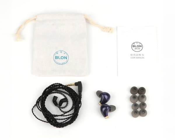 BL03 IEM Kuulokkeet kanssa 3.5mm Mikrofoni - Violetti