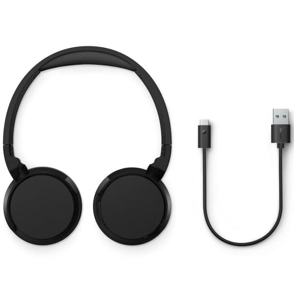 Philips TAH3209BK Trådlösa on-ear-hörlurar,, 25h speltid, lätta och bekväma. Svarta