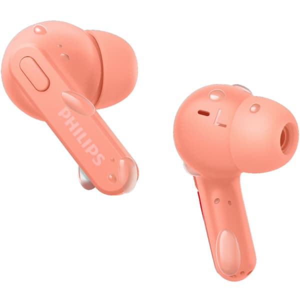 Philips TAT2206PK True Wireless-hörlurar, IPX4-klass (stänk och svettåliga) 6+18 timmars speltid. Rosa