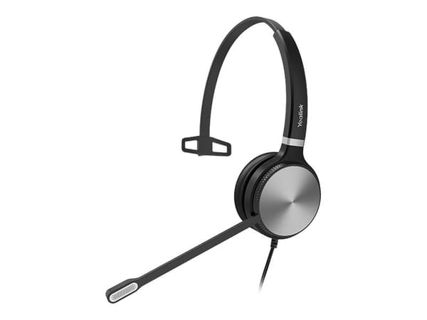 Yealink YHS36, Koblet med ledninger (ikke trådløs), 20 - 20000 Hz, Kontor/kundesenter, 124 g, Hodesett, Sort, Sølv