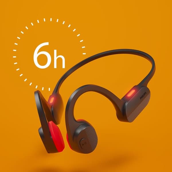 PHILIPS TAA5608BK Trådlösa Open-Ear Sporthörlurar - Svart