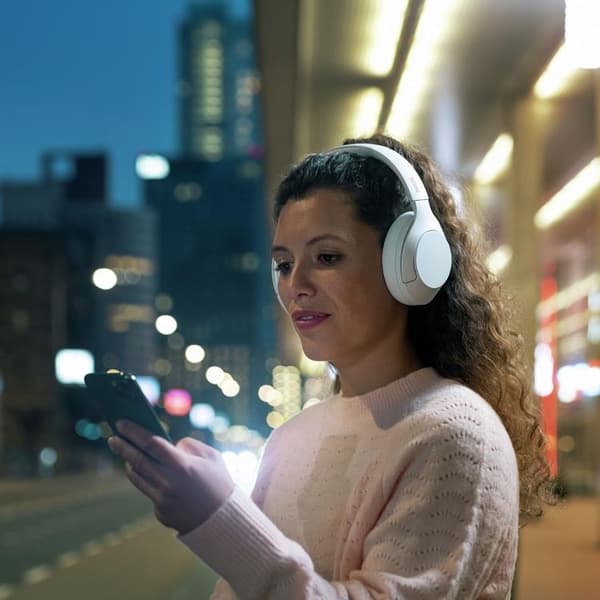 PHILIPS TAH8506BK Trådlösa Hörlurar,Brusreducering Pro - Vit