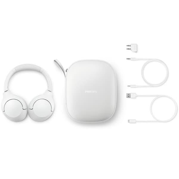 PHILIPS TAH8506BK Trådlösa Hörlurar,Brusreducering Pro - Vit
