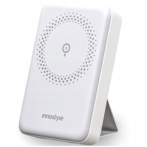 Innostyle Powermag 2in1 Snabb Induktion Powerbank För MagSafe 10000mAh Stativ