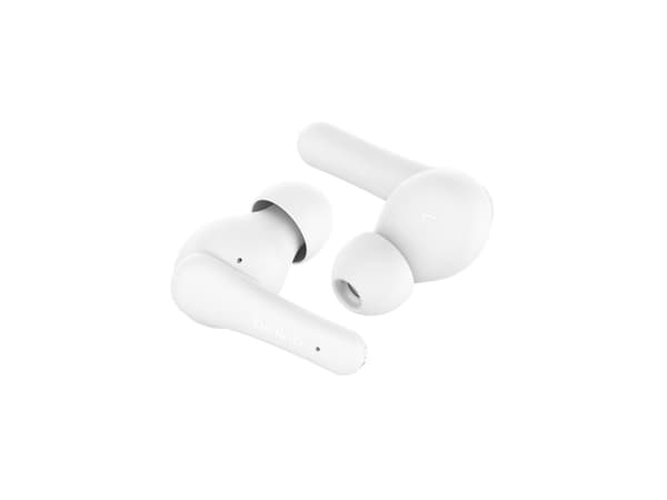 Belkin SoundForm Rhythm - True wireless-hodetelefoner med mikrofon - i øret - Bluetooth - hvit