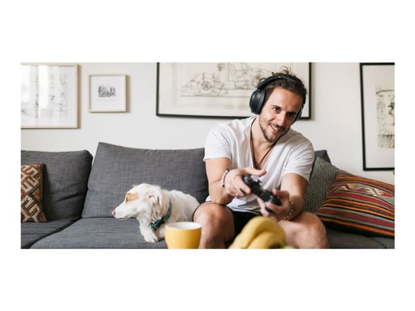 Creative Zen Hybrid 2 - Hodetelefoner med mikrofon - full størrelse - Bluetooth - trådløs, kablet - aktiv støydemping - 3,5 mm jakk - svart