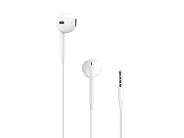 Apple EarPods - Hörlurar med mikrofon - öronknopp - kabelansluten - 3,5 mm kontakt