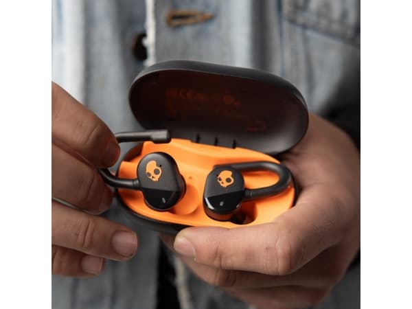 Skullcandy PUSH PLAY ACTIVE, Trådlös, Samtal/musik/sport/vardag, 20 - 20000 hz, 66,9 g, Headset, Svart, Orange
