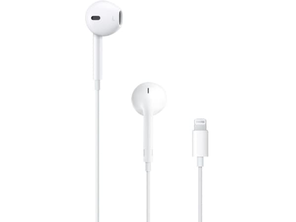Apple EarPods - Hörlurar med mikrofon - öronknopp - kabelansluten - Lightning