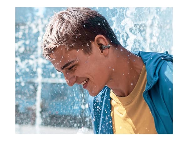 Soundcore C30i - True wireless-hodetelefoner med mikrofon - åpent øre - over-øret-montering - Bluetooth - svart