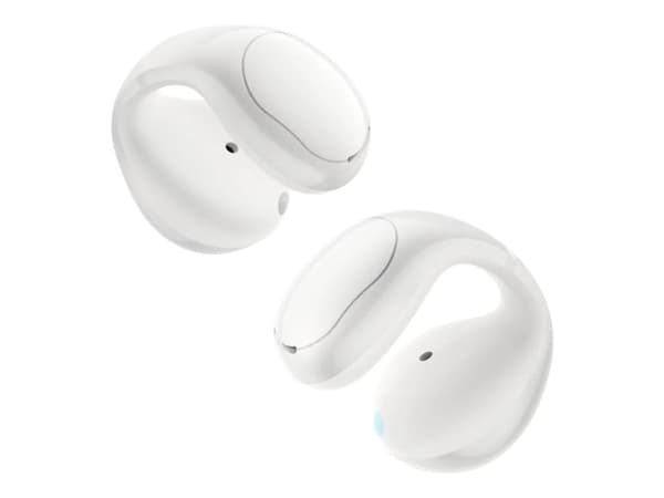 Soundcore C30i - True wireless-hodetelefoner med mikrofon - åpent øre - over-øret-montering - Bluetooth - hvit