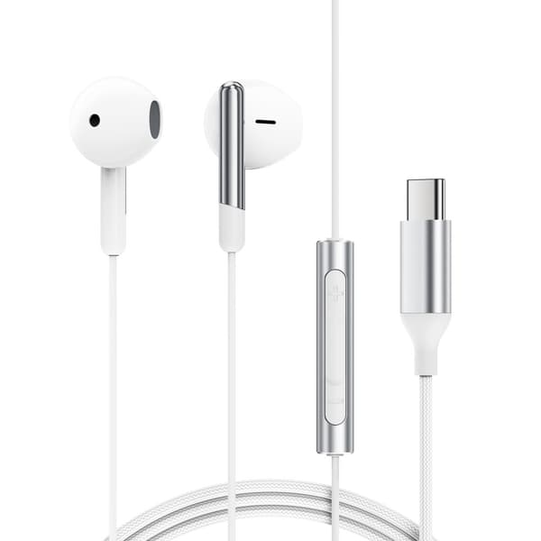 ACEFAST 1,2 m USB-C kablede hodetelefoner Mikrofonkontroll
