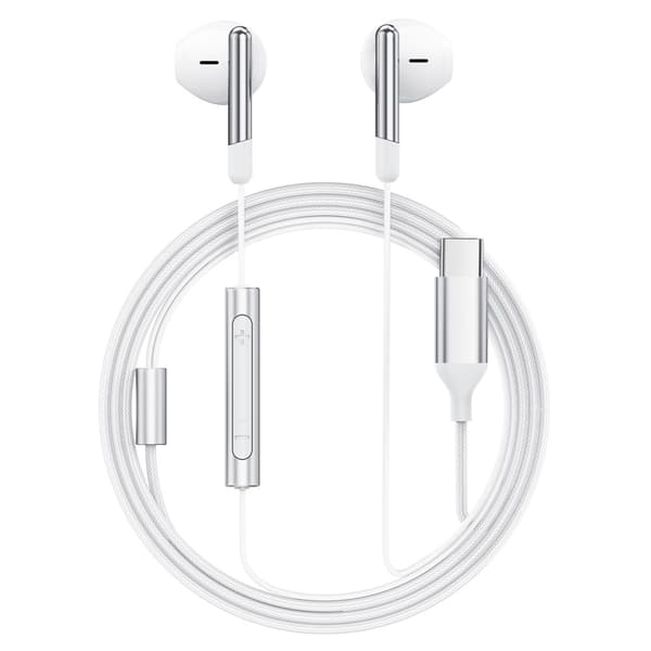 ACEFAST 1,2 m USB-C kablede hodetelefoner Mikrofonkontroll