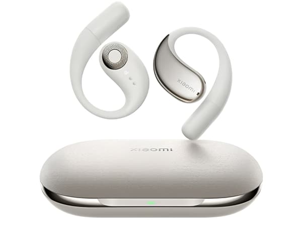 Xiaomi Openwear Stereo - True wireless-hodetelefoner med mikrofon - i øret - Bluetooth - aktiv støydemping - sandsteinbeige
