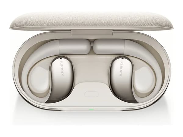 Xiaomi Openwear Stereo - True wireless-hodetelefoner med mikrofon - i øret - Bluetooth - aktiv støydemping - sandsteinbeige