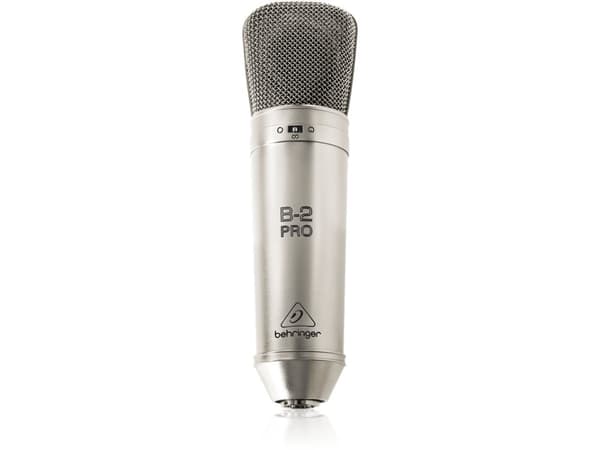Behringer B-2 PRO, Studiomikrofon, 20 - 20000 Hz, Kardioide, Koblet med ledninger (ikke trådløs), XLR-3, Metallisk