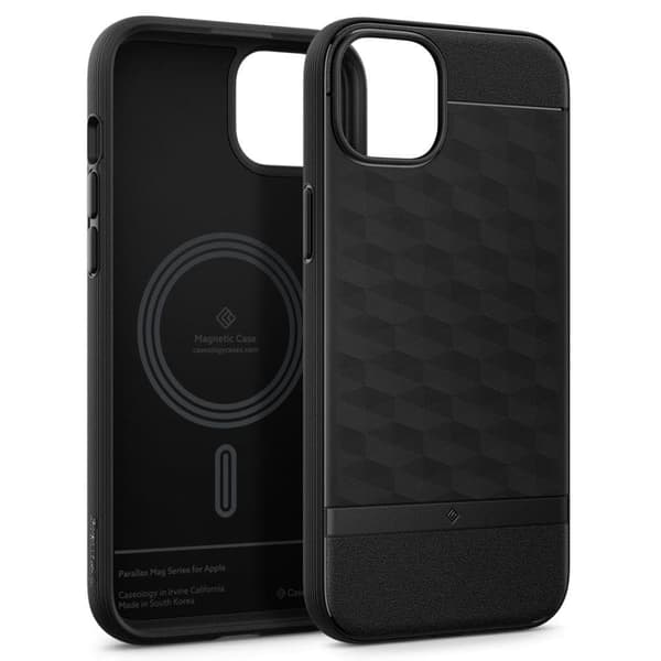 CASEOLOGY PARALLAX MAG MAGSAFE IPHONE 15 MATT SVART