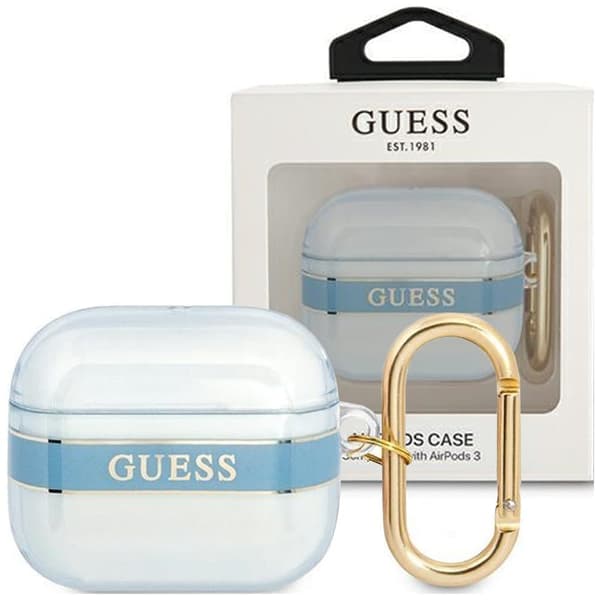 Gjett GUA3HHTSB AirPods 3-deksel, blå/blå stroppsamling