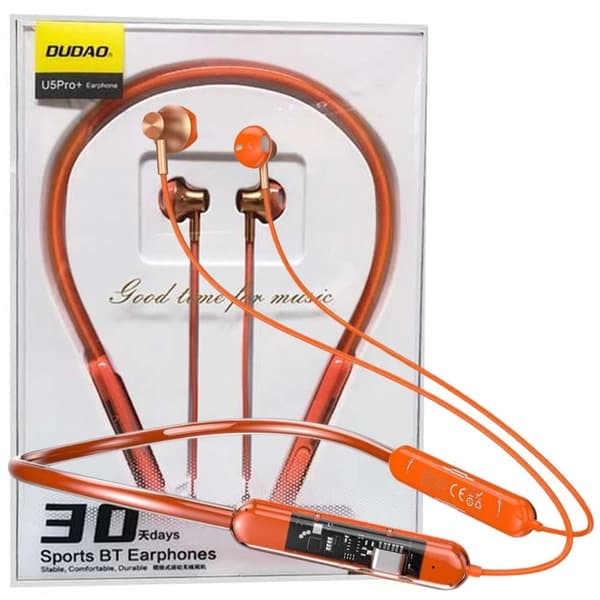 Dudao U5Pro+ Bluetooth 5.3 trådløse hodetelefoner - oransje