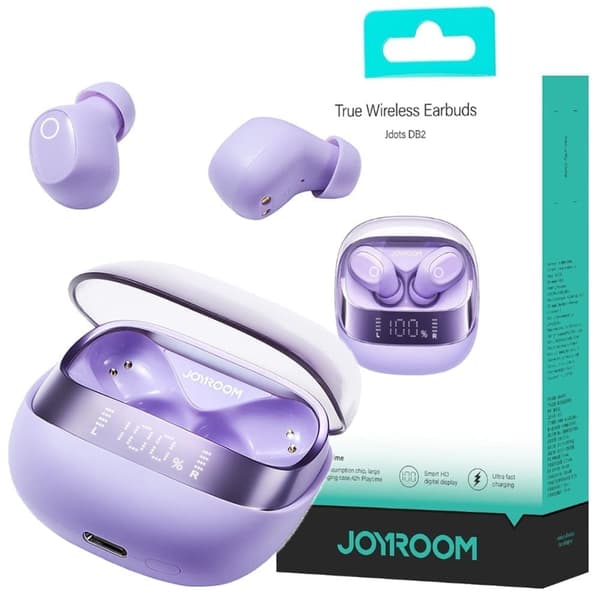 Joyroom Jdots Series trådløse hodetelefoner (JR-DB2) - Lilla
