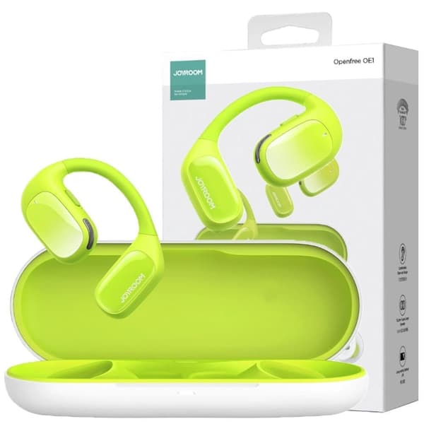 Joyroom Openfree JR-OE1 trådløse on-ear hodetelefoner - grønn