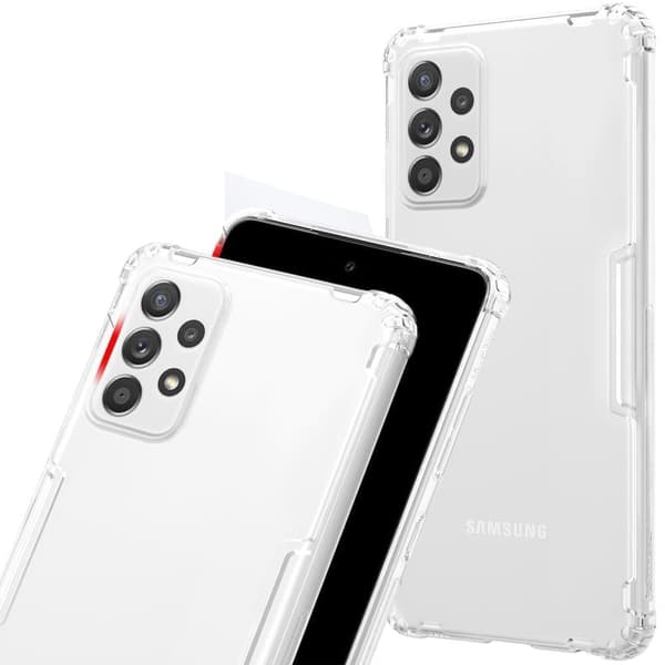 Nillkin Nature geelikotelo ultraohut kansi Samsung Galaxy A72 4G läpinäkyvälle