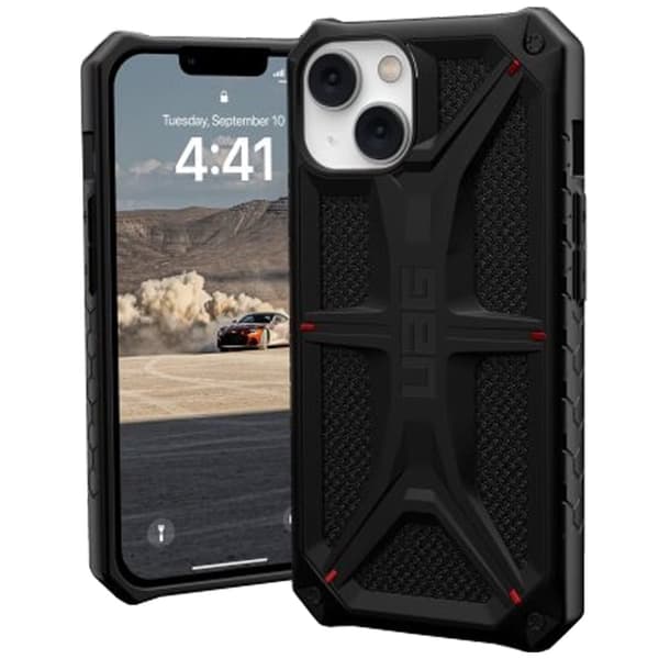 UAG Monarch - beskyttelsesdeksel for iPhone 13/14 (kevlar svart)