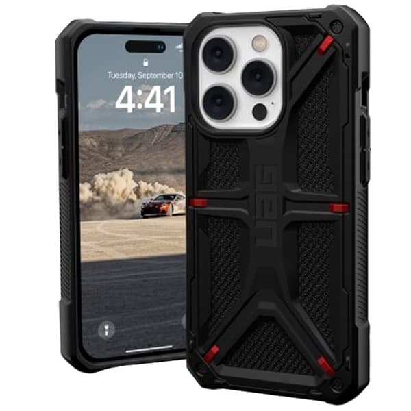 UAG Monarch - beskyttelsesdeksel for iPhone 14 Pro (kevlar svart)