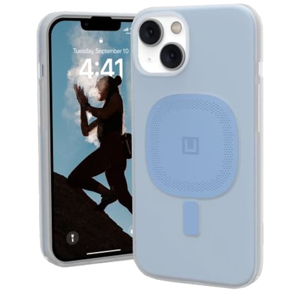 UAG Lucent [U]-deksel til iPhone 14 Plus Kompatibel med MagSafe (cerulean)
