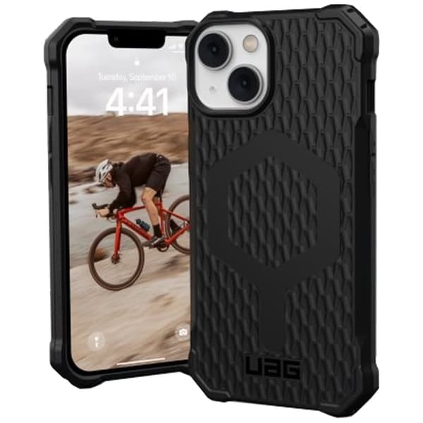 UAG Essential Armor - MagSafe-kompatibelt beskyttelsesdeksel for iPhone 14 Plus (svart)