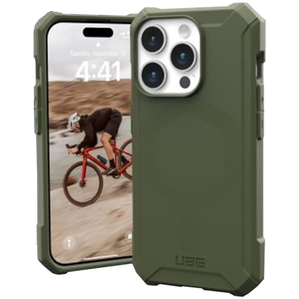 UAG Essential Armor Magsafe - beskyttelsesdeksel for iPhone 15 Pro (oliven)