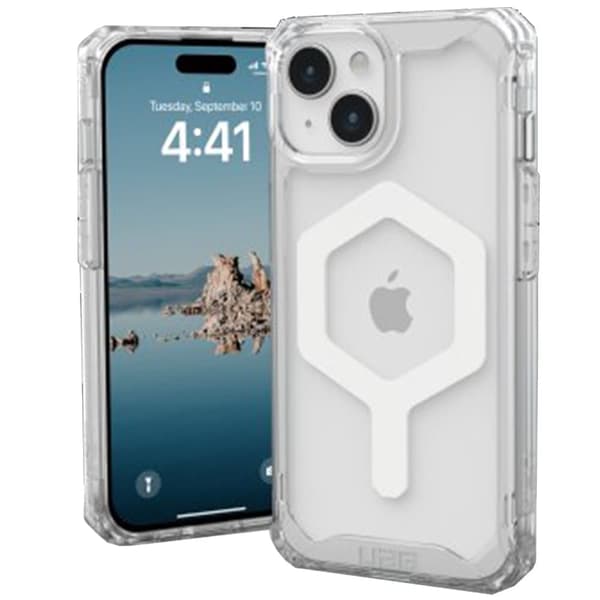 UAG Plyo MagSafe-deksel til iPhone 15 Plus Kompatibel med MagSafe (Ice White)
