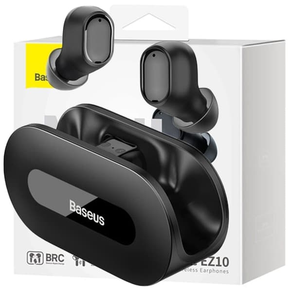 TWS Bluetooth 5.3 trådløse hodetelefoner Baseus Bowie EZ10 - svart