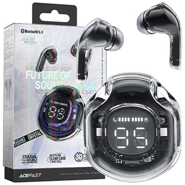 Acefast T8 trådløse Bluetooth TWS-hodetelefoner, svarte