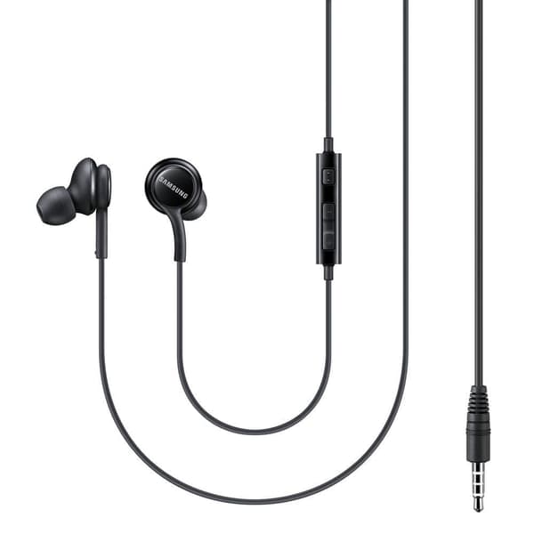 Samsung in-ear hodetelefoner 3,5 mm minikontakt med fjernkontroll og mikrofon svart (EO-IA500BBEGWW)