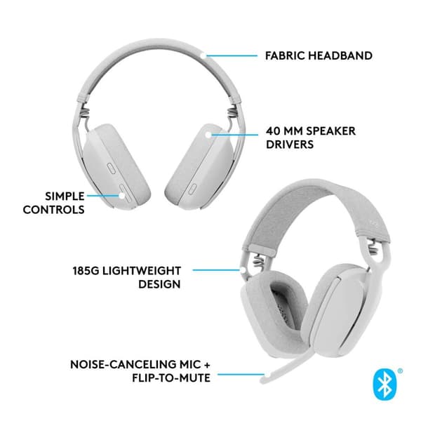 Hörlurar med Mikrofon Logitech Vit