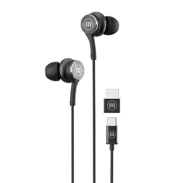 Kuulokkeet mikrofonilla Maxell XC1 Musta