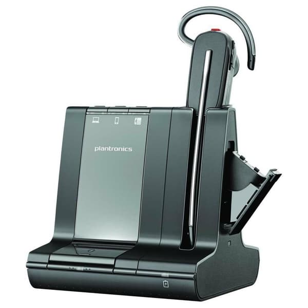 Kuulokkeet mikrofonilla Poly Savi 8245 Uc Musta