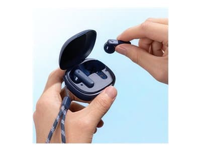 Soundcore r50i - True wireless-hodetelefoner med mikrofon - i øret - Bluetooth - blå